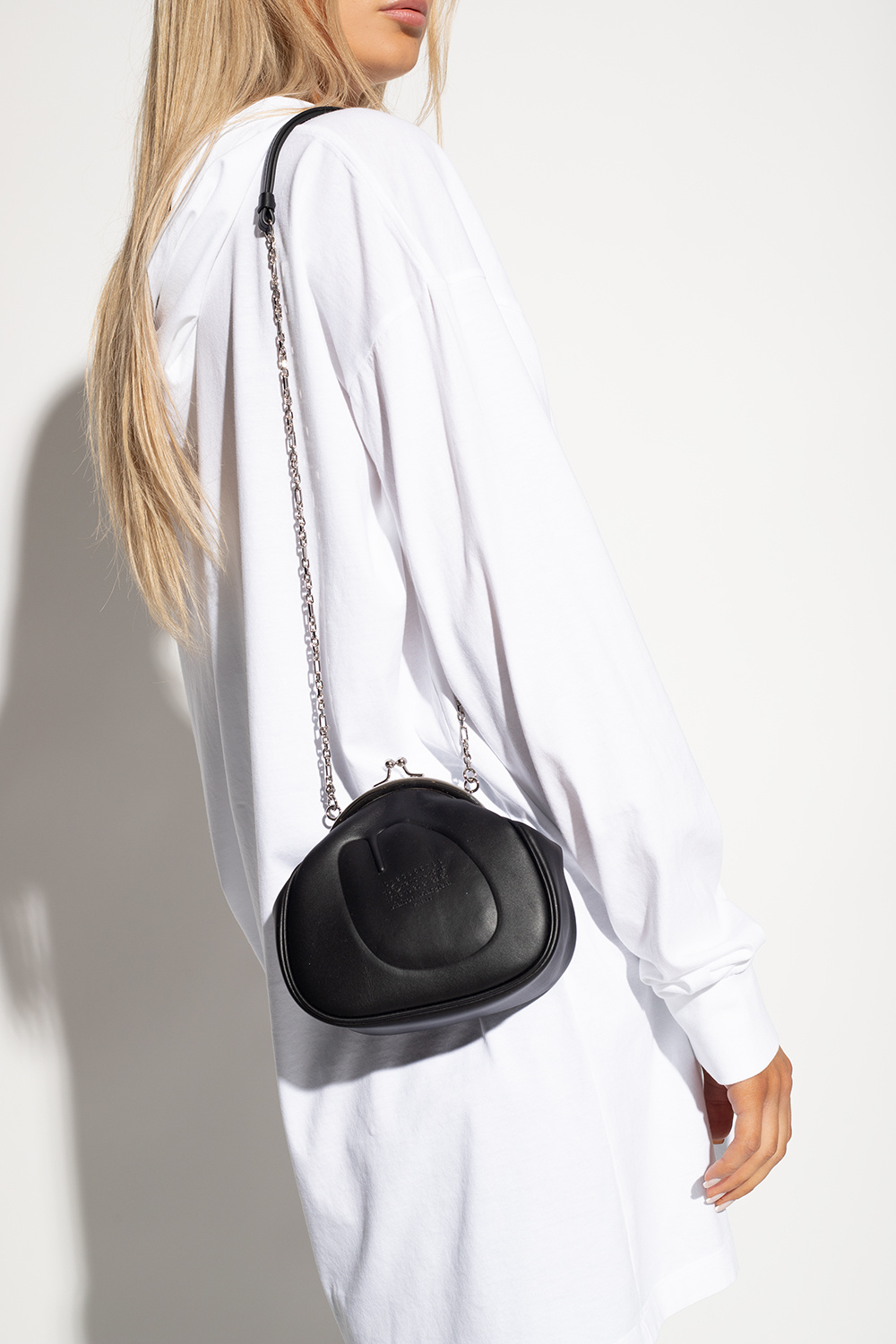 Maison Margiela 'Tabi Frame' shoulder bag | Women's Bags | louis vuitton  2008 pre owned sac plat tote bag item | SchaferandweinerShops